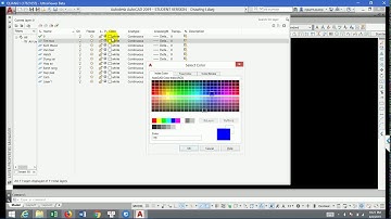 Dạy AutoCAD 2019 online - Chi tiết Layer, màu sắc, kiểu nét vẽ trong AutoCAD 2019