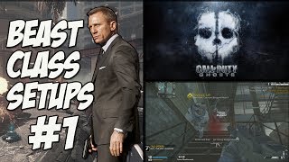 BEAST CLASSES! Call of Duty Ghosts BEST CLASS SETUP | PING AND TAKEDOWN PERK (COD Ghosts Gameplay)