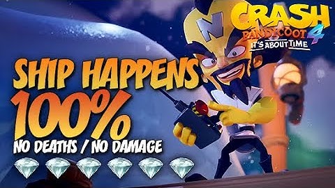 Crash Bandicoot 4: Ship Happens 100% Run - All Gems Guide (No Deaths / No Damage)