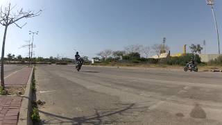 dark rider yd kymco agility 125 wheelie stunt