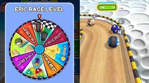 Going Balls Wheel Spin Epic Race Level 99 ( Android & IOS Gameplays )
