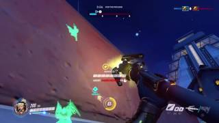 Mercy gameplay (Arcade justice rains from above Overwatch PS4)