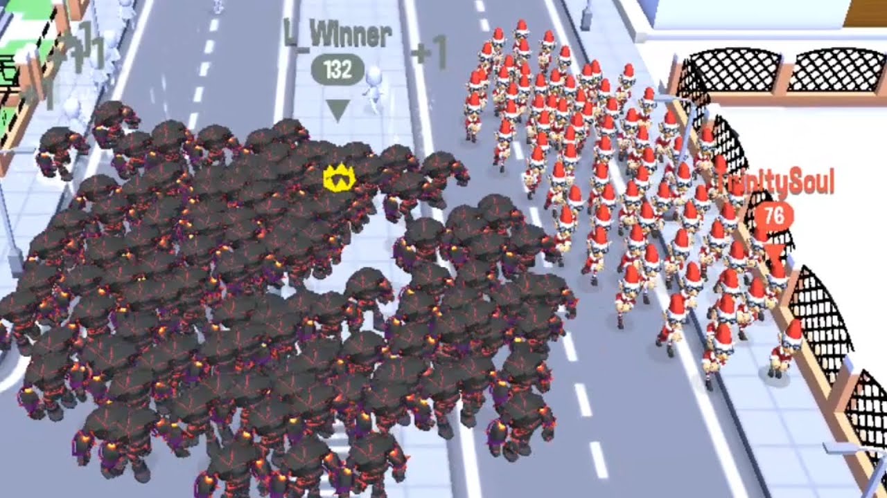 Crowd City World Record  1444+ Map Control: 100.00% 