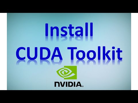 Install cuda toolkit