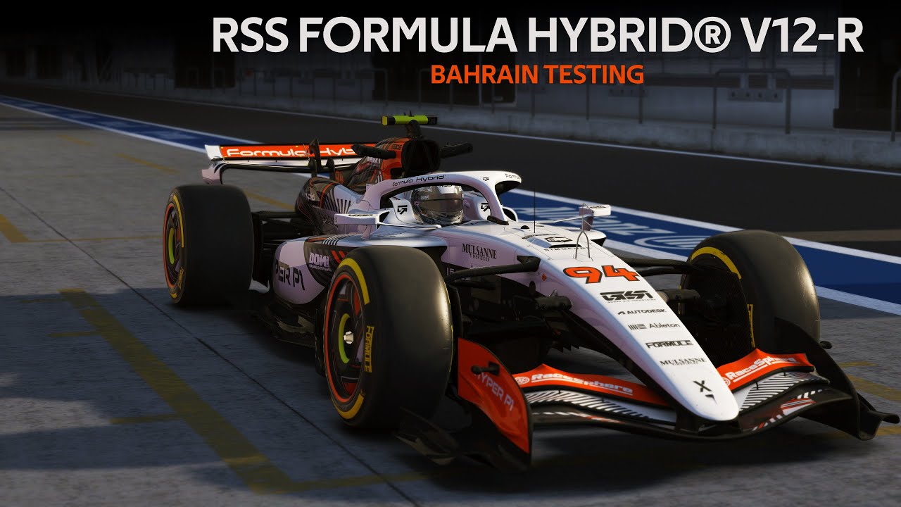 RSS Formula Hybrid® V12-R - Bahrain testing
