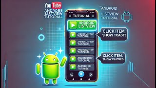 PR 1 Create a Stylish ListView with Clickable Items in Android Show Item in Toast