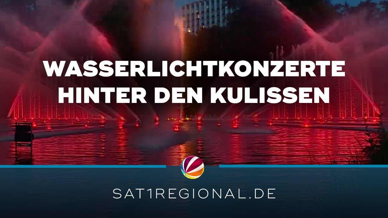 Hamburgs beliebte Wasserlichtkonzerte: Hinter den Kulissen im Planten un Blomen