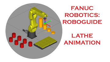 ANIMACIÓN DE UN TORNO EN EL SOFTWARE ROBOGUIDE DE FANUC
