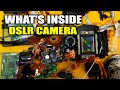 Whats inside a digital slr camera total teardown