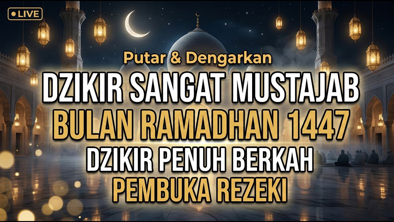 PUTAR DZIKIR INI❗Dzikir Mustajab Pembuka Pintu Rezeki, InsyaAllah Rezekimu Mengalir Deras