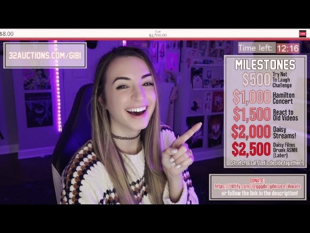 (Not ASMR!) 12 Hour Charity Livestream! Gibi & CURE | Read Description!
