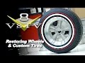 High Tech Vintage Aluminum Wheel Restoration and Custom Tires Video V8TV V8 Speed and Resto Shop