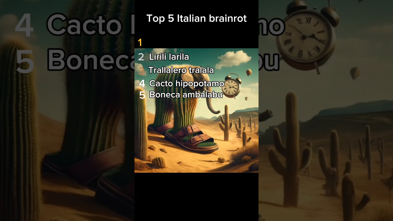 Top 5 Italian brainrot 
