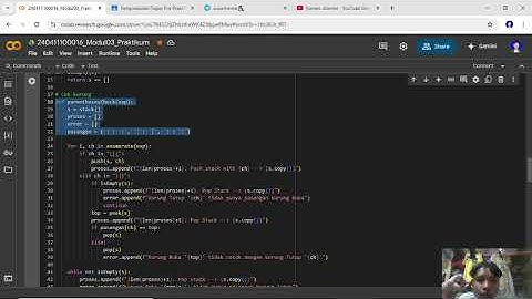 PRAKTIKUM STRUKTUR DATA MODUL 3 - LINIER DATA STRUCTURE (STACK)
