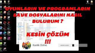 Save Dosyalari Nerede Kesi̇n Çözüm Basi̇t Anlatim Gi̇zli̇ Dosyalari Nasil Açariz?