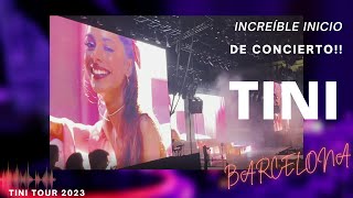 ❤️TINI Tour Barcelona - ¡Increíble inicio de concierto!