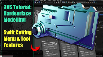 3DS Tutorial: Hard surface Modelling | Swift Cutting Menu & Tool Features
