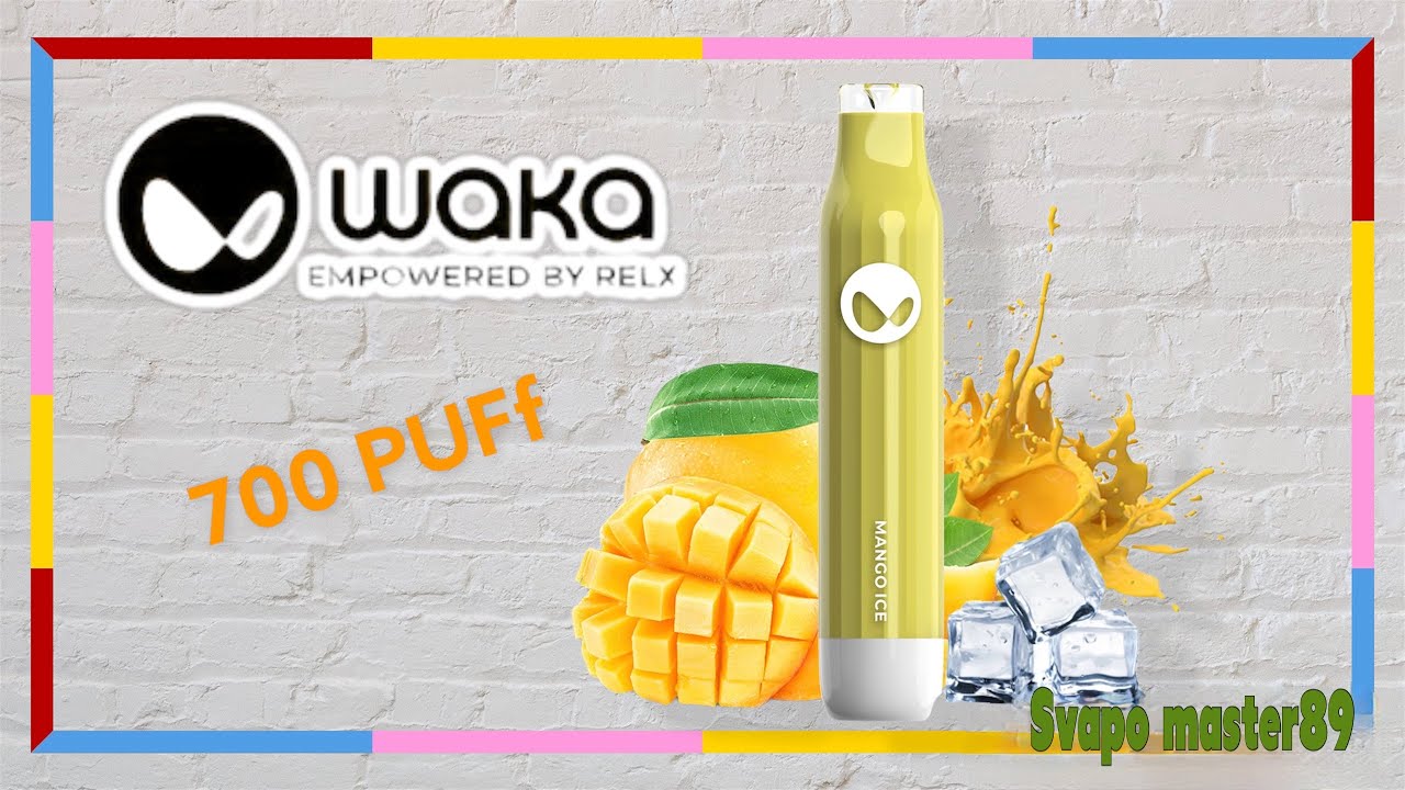 sigaretta elettronica waka gusti Waka:La Svapo usa e getta(disposable )da 700 Puff
