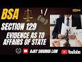 section 129 bsa | bharatiya sakshya adhiniyam | every law student must know | AJAY SHARMA LAW