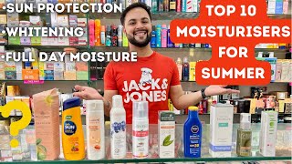 Top 10 Moisturisers For Summer with Sun Protection Under ₹550