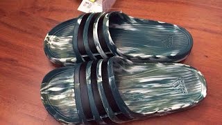 Обзор посилки SportsDirect мужские шлепанцы Adidas Размерная Сетка
