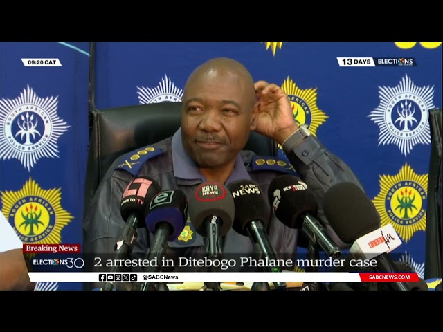 Ditebogo Junior Phalane I Gauteng SAPS briefing on two arrested in murder of 5-year-old boy class=