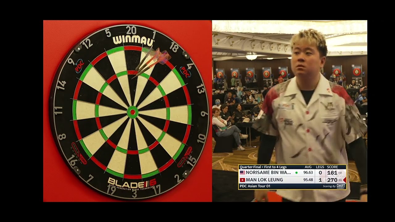 Norisame Bin Wahab v Man Lok Leung - PDC Asian Tour 2026 Event 01 - Quarter Final 