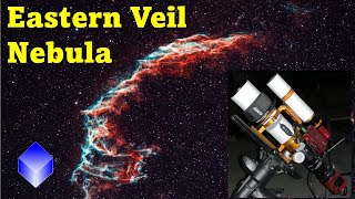 The Eastern Veil Nebula with GT71, ASI533MC Pro & L-eXtreme Filter. The Cygnus Loop Project -I.