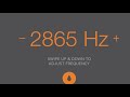 2865 Hz sound to get water out of your phone