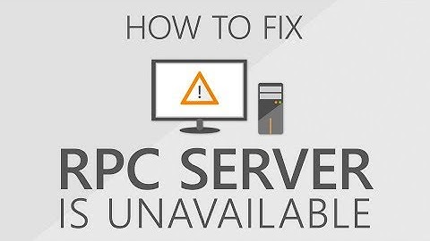 How to fix the RPC server is unavailable 0x800706ba error