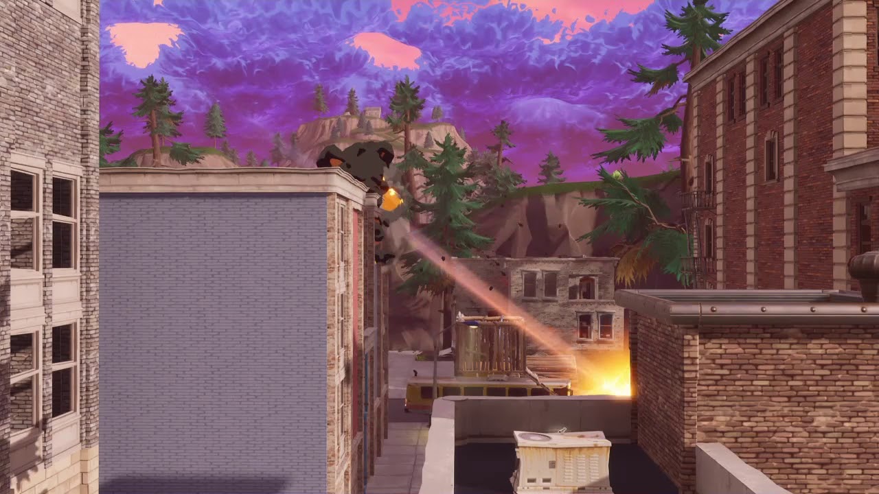 Meteor Hits Tilted Towers!