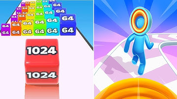 Satisfying Gameplay💯 - Jelly Run 2048 vs Layer Man 3D #gaming #gameplay @MrBeast