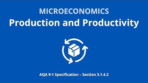 Production and Productivity