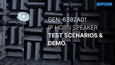 [Product] IP Horn Speaker: Ultimate Test Scenarios and Seamless Integration Demo