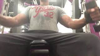 Upright Dumbbell Pec Flex