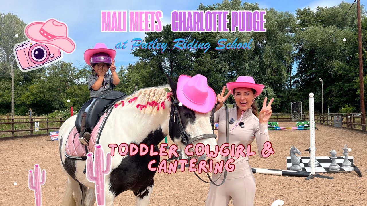 Toddler cow girl | Mali Meets: Charlotte Pudge at Putley Riding School