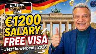 Details Ausbildung in Germany 2026 | €1200 Salary + Free Visa | Nursing Ausbildung Guide