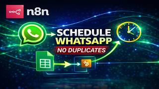 Schedule WhatsApp Messages from Google Sheets using n8n (No Duplicates + Status Update)
