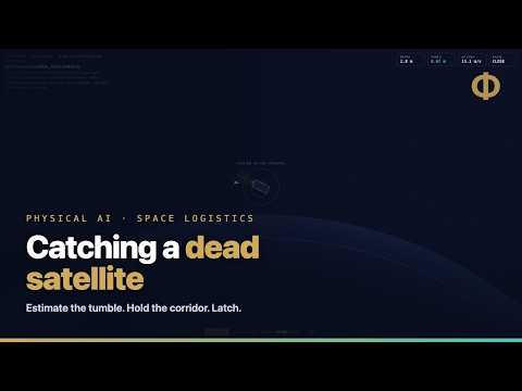 Catching a dead satellite — Physical AI for space logistics