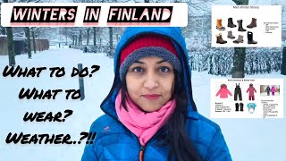 How To Survive Winters In #finland, a guide on weather, dressing & activities ‎@travexplorefinland