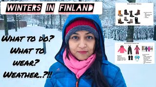 How To Survive Winters In #finland, a guide on weather, dressing & activities @travexplorefinland