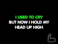 I Will Survive In Style Of Gloria Gaynor Karaoke Low)