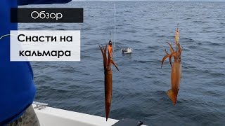 Наш выбор снастей для ловли кальмара.