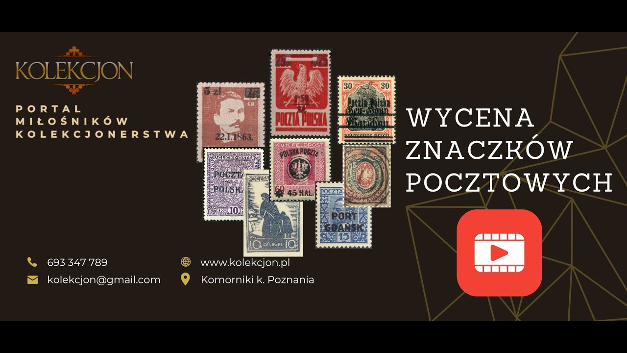 Znaczki Pocztowe. Wycena znaczków pocztowych 2025. Część I. Kolekcjon