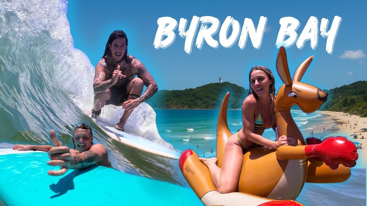 Катание на кенгуру в Байрон-Бей