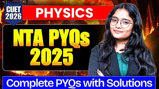 CUET 2026 Physics PYQ With Solution 🔥| CUET Physics Most Expected MCQs | Cuet Pyq 2025