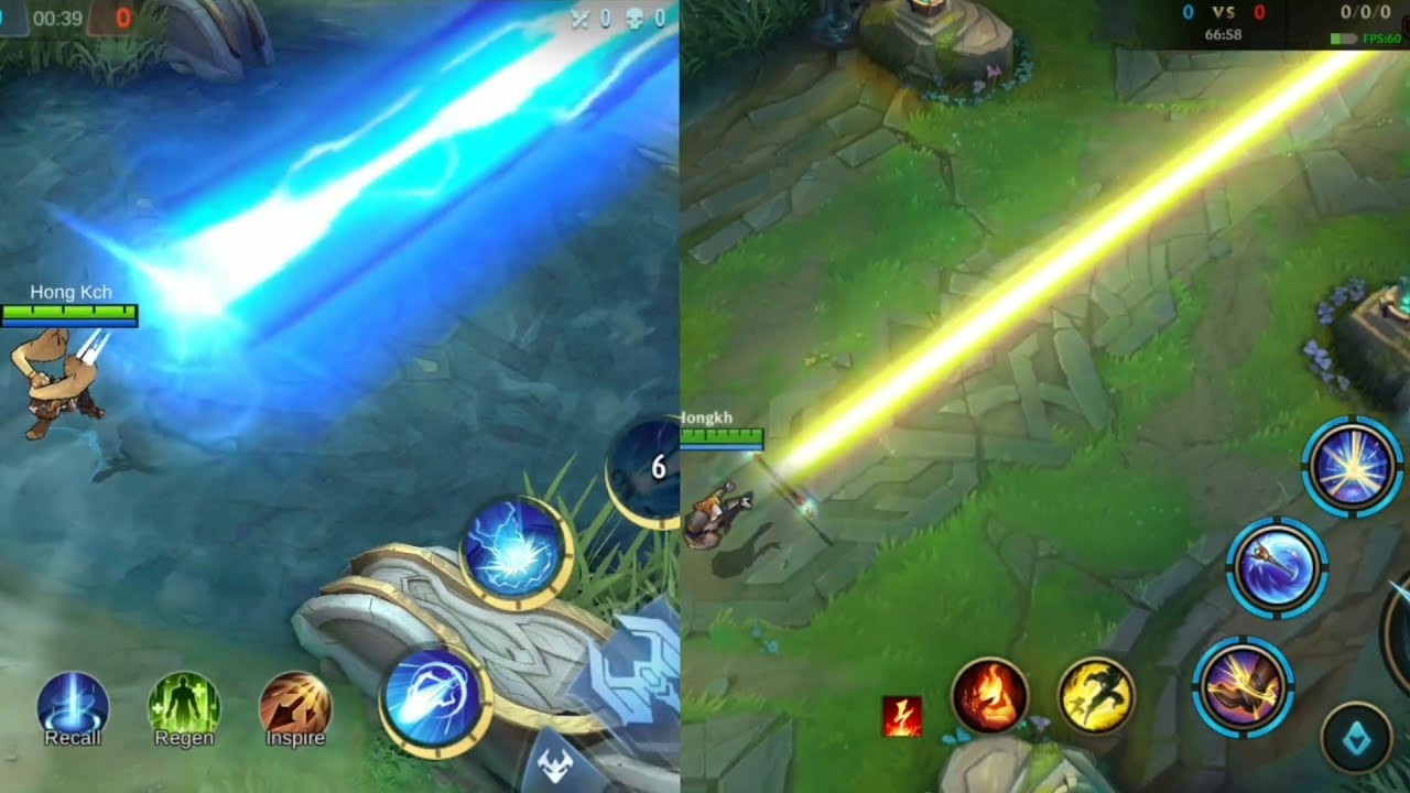 Mobile Legends VS Wild Rift, heroes similar skill (Part 1) comparison, please like and subscribe 😍.