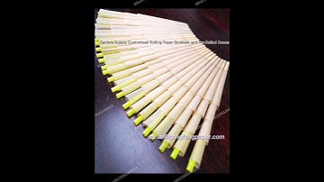 Customized Rolling Paper Factory Supplying Booklets/Bundles/Pre-rolled Cones