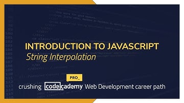 Crushing Codecademy PRO WEB DEVELOPMENT career path Challenge - String Interpolation