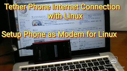 Share Android internet connection with Linux Computer| Android to Linux USB tethering |PAM|Linux